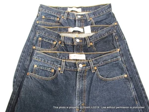 SET NEU OHNE ETIKETT 3 PAAR HERRENJEANS LEVI STRAUSS BLAU DENIM "505" 34 x 30 normale Passform - Bild 1 von 5