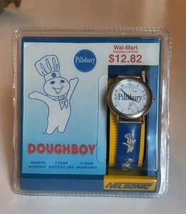 Rare PILLSBURY DOUGHBOY Nelsonic WATCH QUARTZ vintage 1997 New In Box - Picture 1 of 2