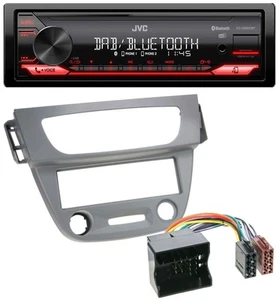 JVC Bluetooth USB DAB MP3 Autoradio für Renault Megane 3 Quadlock 09-14 grau - Bild 1 von 7