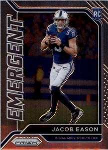 2020 Panini Prizm Emergent #13 Jacob Eason - FB - Picture 1 of 2