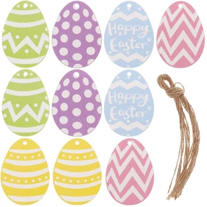  10 Stück Eier zum Dekorieren Form Holz Dekoration Deko Party - Bild 1 von 12