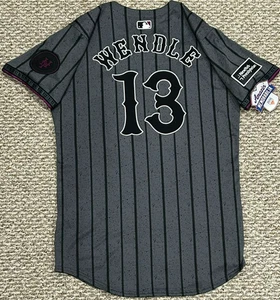 WENDLE Gr. 42 #13 2024 NEW YORK METS Game Trikot Issue CITY CONNECT NIKE MLB - Bild 1 von 19