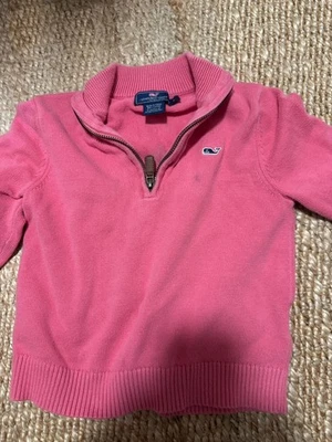 Vineyard Vines 5t Salmon Pullover Sweater Youth Boys - Image 1 of 3