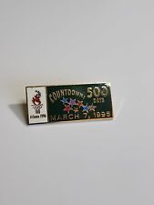 500 Days Atlanta 1996 Olympics Souvenir Lapel Pin Summer Games March 7, 1995