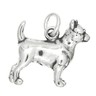 Sterling Silver 3D Boston Terrier Dog Charm Or Pendant – 925 Solid Silver No Stone