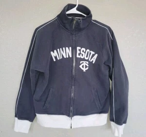 Minnesota Twins Banner 47 Jacke mit Reißverschluss dunkelblau Damen Größe L - Bild 1 von 8