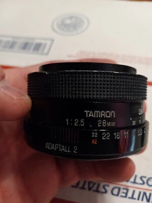 TAMRON 02B ADAPTALL 2 BBAR MC 28mm 1:2.5 saiu de um canhão T70 - Imagem 1 de 4