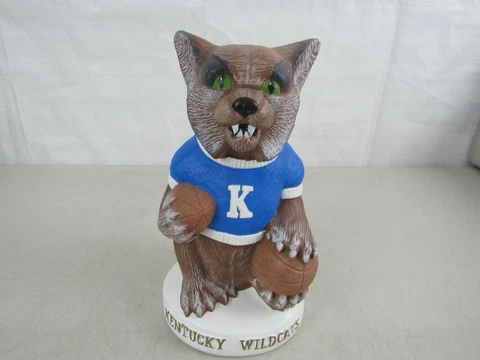 University of Kentucky Wildcats Mascot Ceramic Figure -Football Basketball Cover