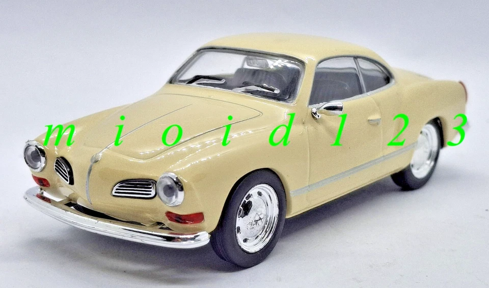 VOLKSWAGEN KARMANN GHIA COUPE [ Beige ] (1968) - 1/43 Die-cast EdisonGiocattoli - Immagine 1 di 4