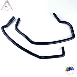 Negro Para Renault 5 GT TURBO TUBO DE AGUA Silicona Radiador Refrigerante Agua Manguera Kit - Imagen 1 de 3