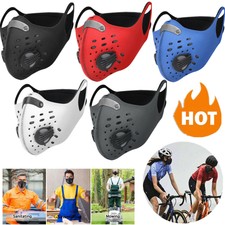 Mund-Nasen-Schutz Maske mit Ventil Atemschutz Filtermaske Gesichtsmaske WASCHBAR