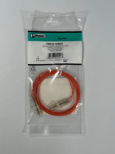 Panduit PAN-NET F6E10-10M2Y Fiber Multimode Cord Duplex LC to Duplex LC 2 Meters - Picture 1 of 3