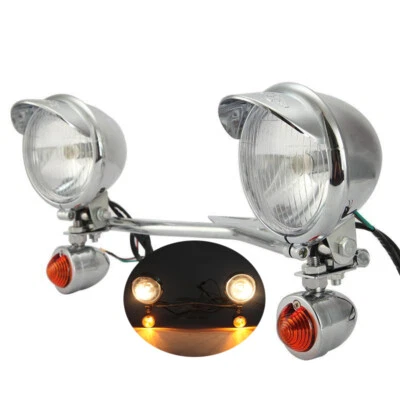 Passing Turn Signals Light Bar for Honda VTX 1300 C R RETRO VTX 1800 TYPE C R S Foto 1 de 4