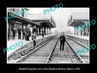 OLD 8x6 HISTORIC PHOTO SHEFFIELD ENGLAND THE BEIGHTON RAILWAY STATION c1930