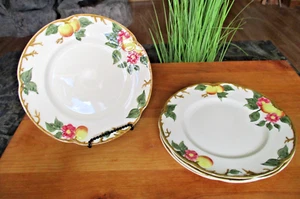 4 Vintage Johnson Bros Peach Bloom SALAD Plates Peach Bloom 8” Dia - Picture 1 of 2