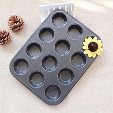 Tortiera Stampo 12 Muffin Teglia Marmorizzato Cupcakes Dolci Pasticceria