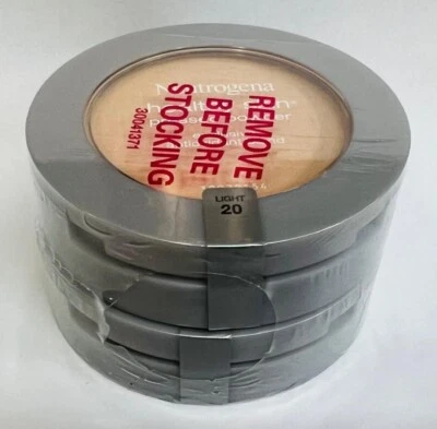 Neutrogena Pressed Powder Healthy Skin Foundation LIGHT 20⭐ NEW LOT OF 2 PACK ⭐ - Image 1 of 2