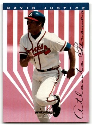 1995 Leaf Limited David Justice Atlanta Braves #95 - Image 1 of 2