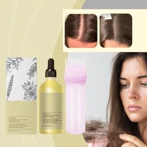 60ml Natural Hair Growth Oil, Veganic Organic Natural Hair Growth OilDE- - Picture 1 of 11