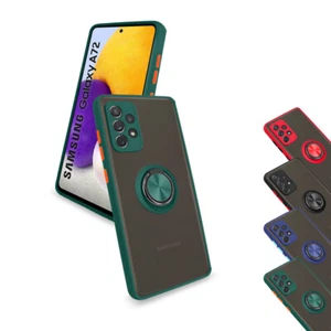 Für Samsung Galaxy A72 5G Stoßfest Armor Hybrid Ring Ständer Cover Hülle - Bild 1 von 10