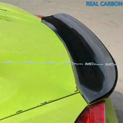 Real Carbon Fiber Rear Trunk Spoiler Wing Boot For Porsche Boxster 981 2013-2016 — 第 1/4 张图片