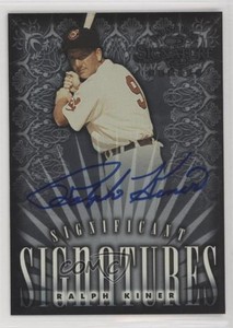1998 Donruss Signature Series Significant Signatures /2000 Ralph Kiner Auto HOF