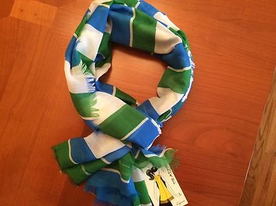 Cejon Wrap/scarf , Multi-color, Striped; 72" total length; 29" width; - Image 1 of 4