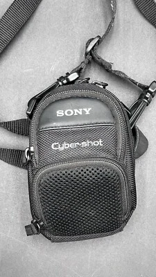 Sony Cyber-Shot Camera Carrying Camera Pouch Carry Case/Bag 3 Pocket w Strap  - image 1 of 4