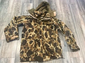 Vintage Columbia Radial Sleeve Camouflage Waterproof Hunting Jacket Men’s S - Picture 1 of 21