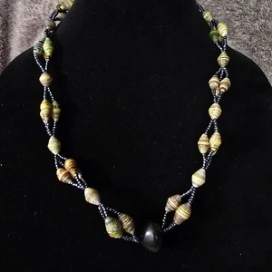 Collar distintivo de joyería de moda color: multicolor longitud: 25 pulgadas - Imagen 1 de 2