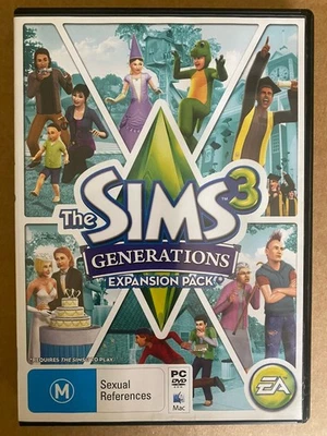 2011 PC DVD game  THE SIMS 3 : GENERATIONS expansion pack - Image 1 of 3