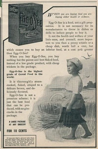 Magazine Ad - 1905 - EGG-O-SEE Cereal - Quincy, IL - Picture 1 of 1