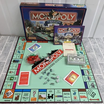 Monopoly Yorkshire Edition Board Game Complete Christmas Gift Idea Vintage 1999 - Image 1 of 4