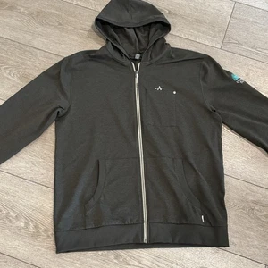 Vuori Hoodie Mens Large Green Coronado Full Zip Performance Athleisure Casual - Picture 1 of 9