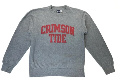 Alabama Crimson Tide Sweatshirt Adult Small Gray Long Sleeve Round Neck Pullover - Image 1 of 4