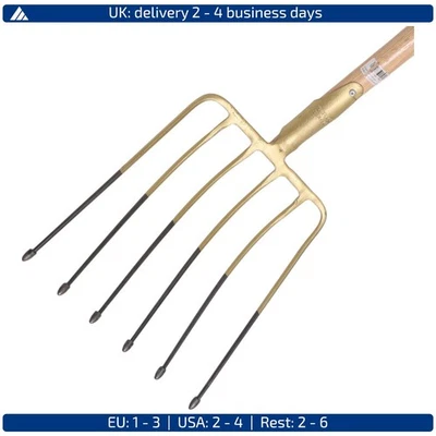 7709491/W Hercules Raapvork 6 ZK met Essenhouten acero gelacto, 950x36mm. Inc... Foto 1 de 4