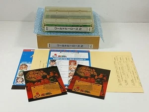 FULL KIT MVS WORLD HEROES 2 (JAPAN) (COMPLETE - GOOD CONDITION) - Imagen 1 de 6