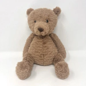 Jellycat London Cocoa Bear Plush 12" Stuffed Fluffy Sitting Brown Bear - Picture 1 of 5