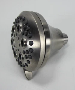 Delta 5-Spray Pattern 1.75 GPM Wall Mount Fixed Shower Head Brushed Nickle - Picture 1 of 7