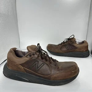 New Balance 928 Leather Shoe Walking Sneaker Men 13 D Brown MW928 - Imagen 1 de 10