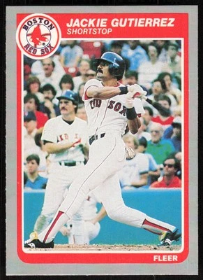 1985 Fleer #160 Jackie Gutierrez   - FREE SHIPPING - Image 1 of 2