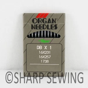 10 AGHI PER MACCHINA DA CUCIRE ORGANO 16X257PD #16 TITANIO 16X231PD, DBX1PD 16X95PD - Foto 1 di 1