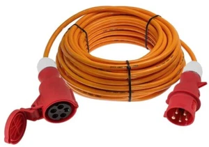 PUR 25 m Baustellenverlängerung Verlängerungskabel 400V 16A CEE 5x2,5 - Bild 1 von 1