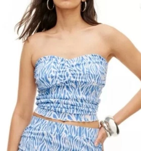 DVF for Target - Sea Twig Blue Tube Top / Camisole – Size XXL - Picture 1 of 2