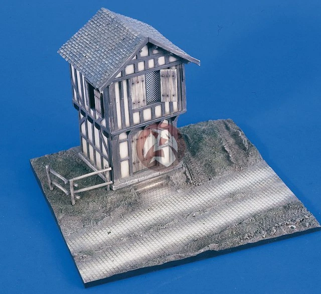 Verlinden 1/48 German Barn Front with Road Section [Resin Farmyard Diorama] 2285 - Image 1 of 1