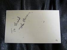 Ilka Chase Autographed Index Card 