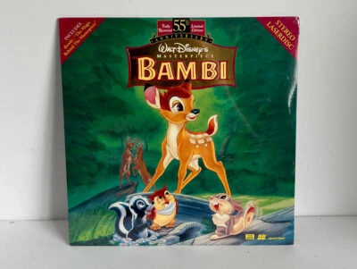 Bambi LaserDisc Brand New Sealed Walt Disney 55th Anniversary Limited LD  THX! Foto 1 de 2
