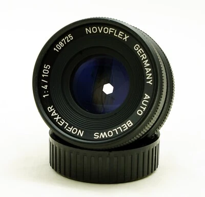 Novoflex Noflexar 1:4 / 105mm Minolta MD MINT AND BOXED. - Bild 1 von 4