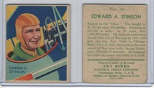 R136 National Chicle, Sky Birds Series 48, 1933, #39 Edward A. Stinson