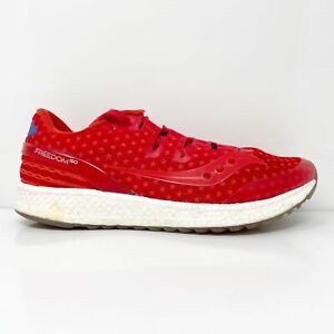 Saucony Womens Freedom ISO S10355-16 Red Running Shoes Sneakers Size 9